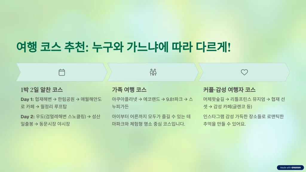 8월 제주 여행